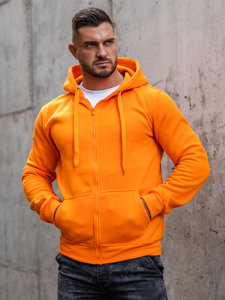 Sudadera con capucha para hombre naranja Bolf 2008A