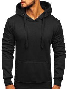 Sudadera con capucha para hombre negro Bolf 2009