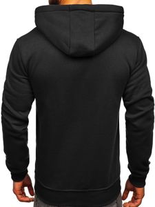 Sudadera con capucha para hombre negro Bolf 2009