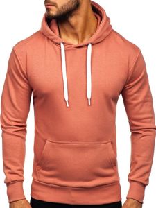 Sudadera con capucha para hombre rosa Bolf 1004-1