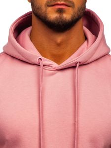 Sudadera con capucha para hombre rosa Bolf 2009