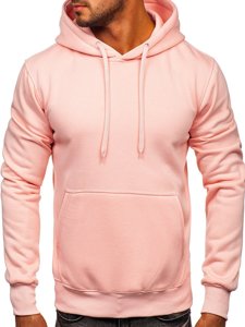 Sudadera con capucha para hombre rosa claro Bolf 2009-38