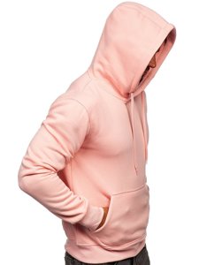 Sudadera con capucha para hombre rosa claro Bolf 2009-38