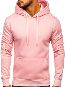 Sudadera con capucha para hombre rosa claro Bolf 2009