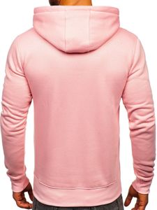 Sudadera con capucha para hombre rosa claro Bolf 2009