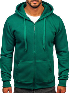 Sudadera con capucha para hombre verde Bolf 2008