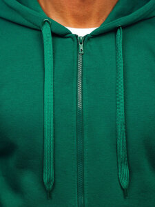 Sudadera con capucha para hombre verde Bolf 2008