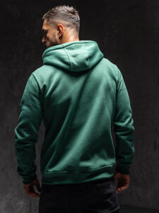 Sudadera con capucha para hombre verde Bolf 2008A1