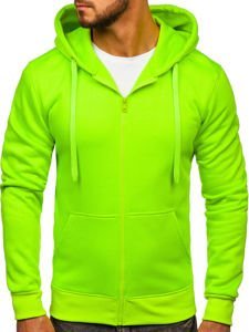 Sudadera con capucha para hombre verdeceladón Bolf 2008