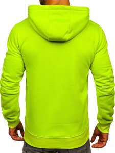 Sudadera con capucha para hombre verdeceladón claro Bolf 2009