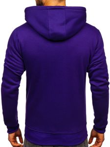 Sudadera con capucha para hombre violeta Bolf 2008