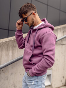 Sudadera con capucha para hombre violeta Bolf 2008A