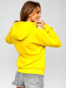 Sudadera con capucha para mujer amarillo Bolf W03BA