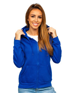 Sudadera con capucha para mujer cobalto Bolf W03B