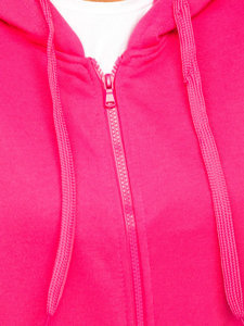 Sudadera con capucha para mujer fucsia Bolf W03B