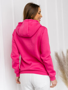 Sudadera con capucha para mujer fucsia Bolf W03BA