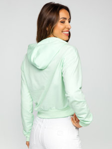 Sudadera con capucha para mujer menta Bolf 8B939