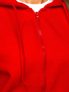 Sudadera con capucha para mujer rojo Bolf W03B