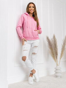 Sudadera con capucha para mujer rosa Bolf W03BA