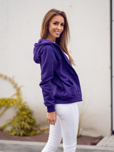 Sudadera con capucha para mujer violeta Bolf W03B