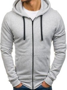 Sudadera con capucha y estampado para hombre gris Bolf 60S