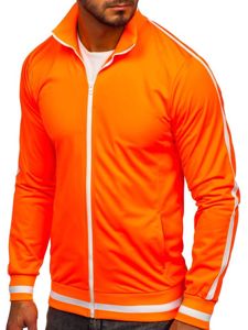 Sudadera de cuello alto de estilo retro para hombre naranja Bolf 2126