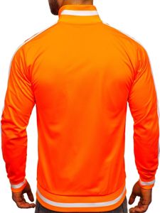 Sudadera de cuello alto de estilo retro para hombre naranja Bolf 2126