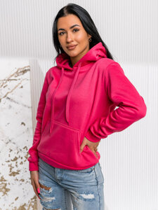 Sudadera estilo canguro para mujer Fucsia Bolf W02A1