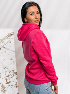 Sudadera estilo canguro para mujer Fucsia Bolf W02A1