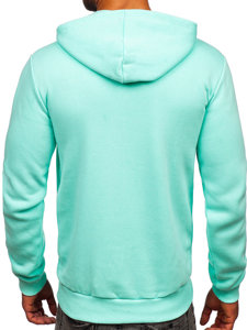 Sudadera gruesa con capucha para hombre menta Bolf 02