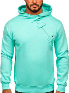 Sudadera gruesa con capucha para hombre menta Bolf 06