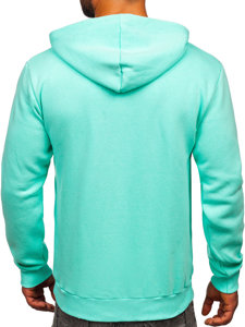 Sudadera gruesa con capucha para hombre menta Bolf 06