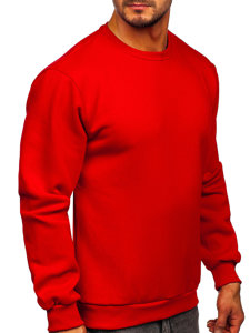 Sudadera gruesa sin capucha para hombre rojo Bolf 2001