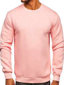 Sudadera gruesa sin capucha para hombre rosa claro Bolf 2001