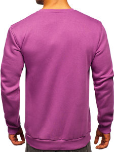 Sudadera gruesa sin capucha para hombre violeta Bolf 2001