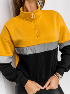 Sudadera para mujer amarillo Bolf KSW2022