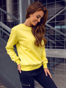 Sudadera para mujer amarillo Bolf W01