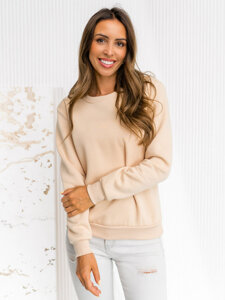 Sudadera para mujer beige claro Bolf W01