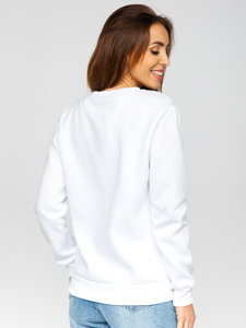 Sudadera para mujer blanco Bolf W01