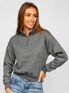 Sudadera para mujer grafito Bolf KSW2023