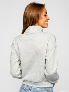 Sudadera para mujer gris Bolf KSW2023