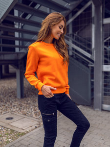 Sudadera para mujer naranja Bolf W01