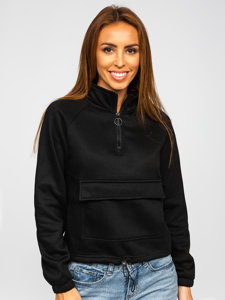 Sudadera para mujer negro Bolf KSW2032