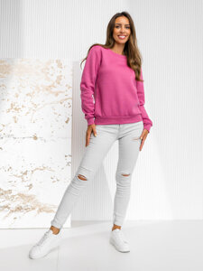 Sudadera para mujer rosa oscuro Bolf W01