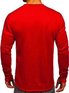 Sudadera sin capucha para hombre burdeos Bolf 2001