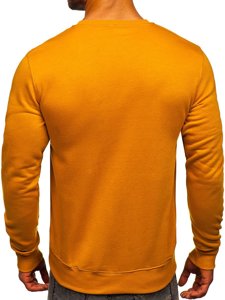 Sudadera sin capucha para hombre camel Bolf 2001