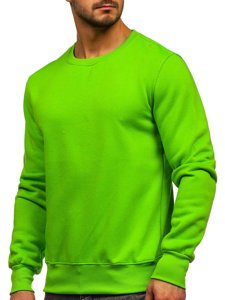 Sudadera sin capucha para hombre color verde claro Bolf 2001-31