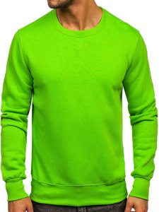 Sudadera sin capucha para hombre color verde claro Bolf 2001-31