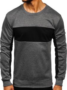 Sudadera sin capucha para hombre grafito Bolf JZ11050