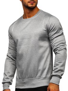 Sudadera sin capucha para hombre gris Bolf 2001-2